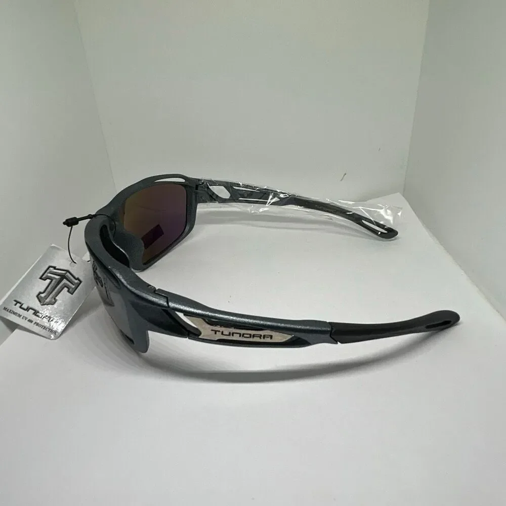 Tundra Mirrored Lens Sport Sunglasses UV400 – Wraparound – New